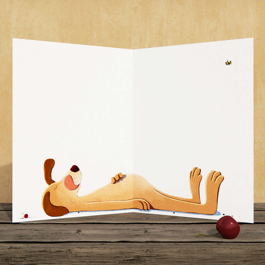 Geburtstagskarte - Schwarzwälder mit Hund - Klappkarte, Grußkarte, Postkarte - A6